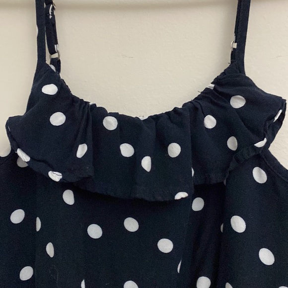 Abercrombie Kids navy blue and white romper size 9-10 - Picture 7 of 7